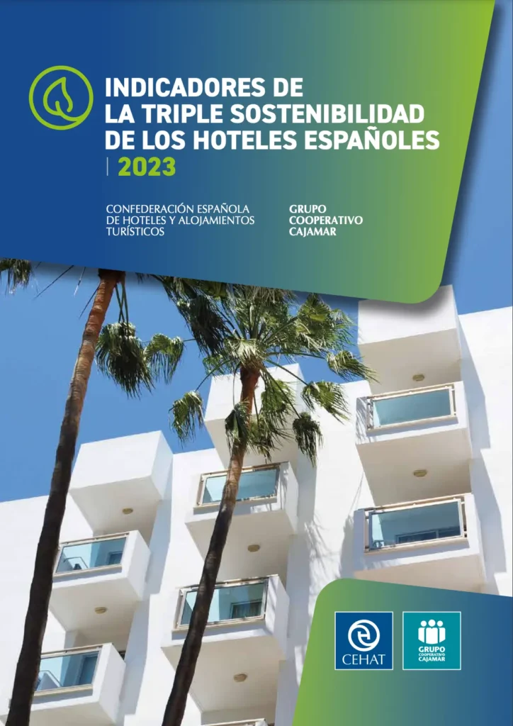 Indicadores de la triple sostenibilidad de los hoteles españoles 2023 Sostenibilidad - Solo Hay Uno Indicadores de la Triple Sostenibilidad de los Hoteles Españoles 2023