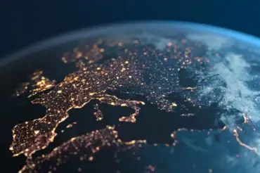 Contaminación Lumínica vista desde el espacio