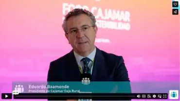 Eduardo Baamonde en el I foro por la Sostenibilidad de Cajamar