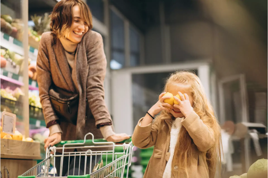 residuos de la cesta de la compra