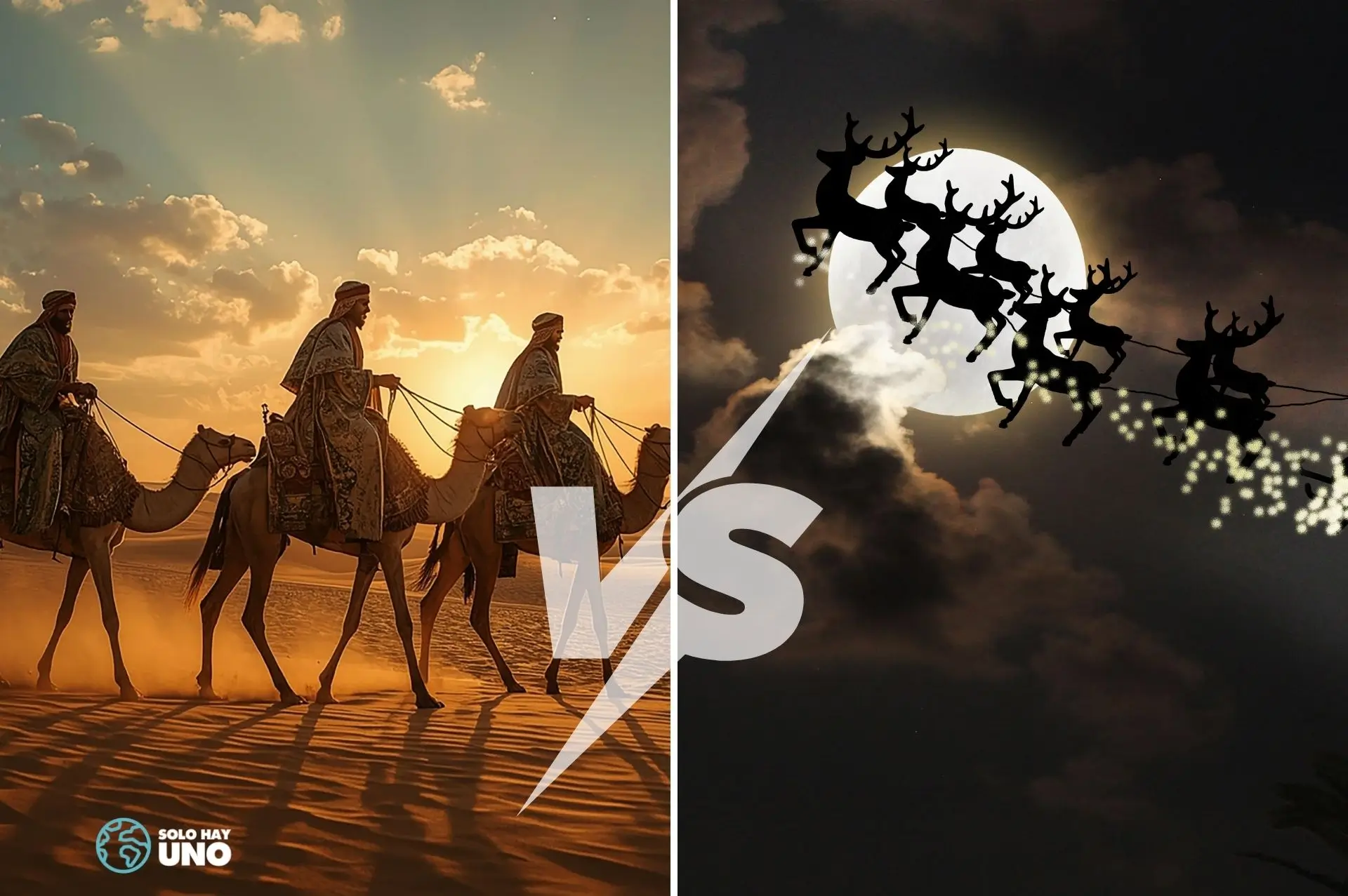 ¿Quién es más sostenible: Santa Claus o los Reyes Magos?