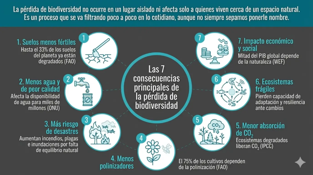 ODS 15: Dejar de "limpiar" el planeta para empezar a no ensuciarlo Sostenibilidad - Solo Hay Uno ODS 15 pérdida de biodiversidad consecuencias